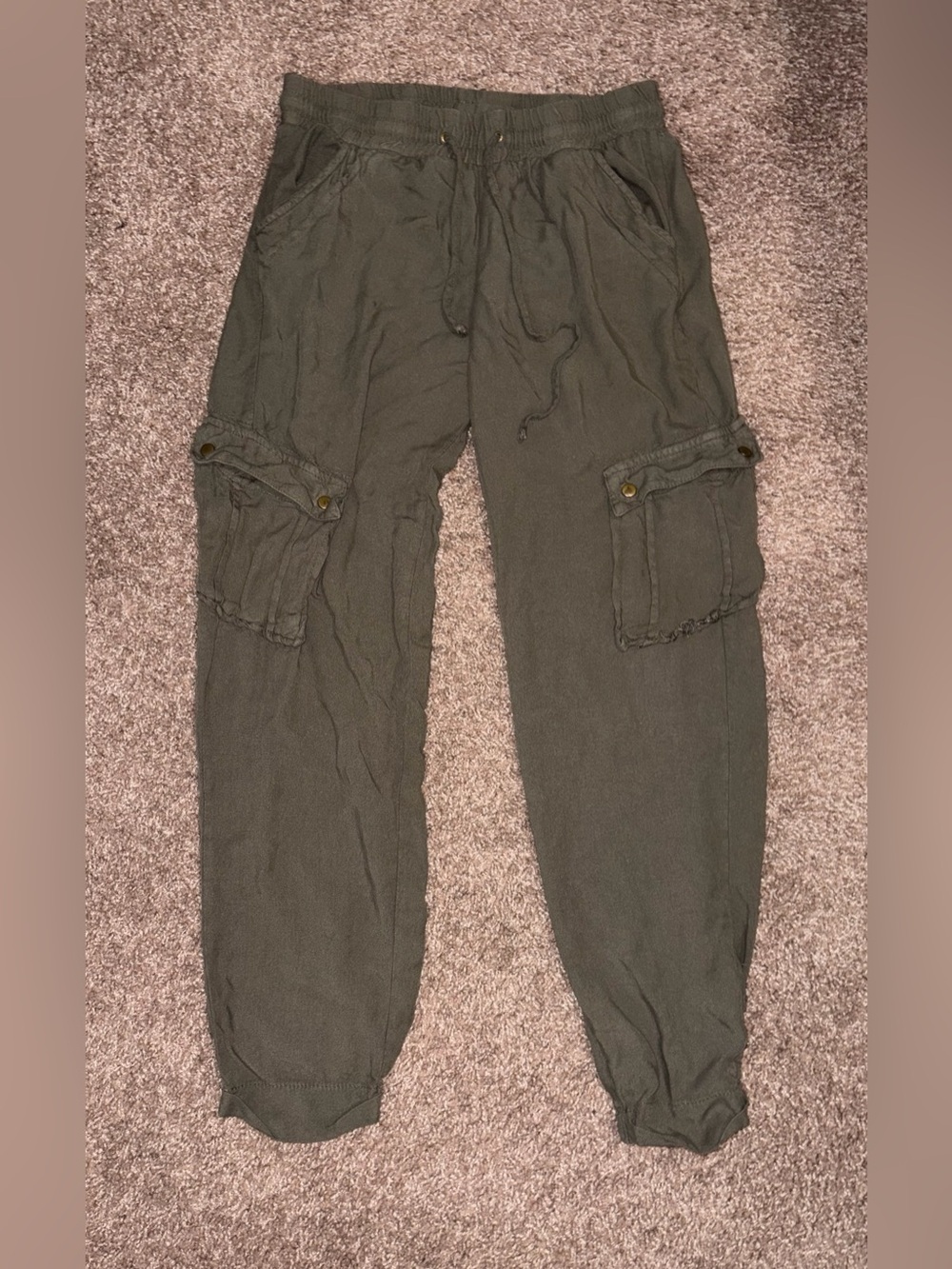 Xhilaration Olive Cargo Joggers
